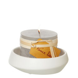 Ania keramik bakke sand finish, White