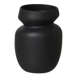 ANIA vase, sand finish, Black