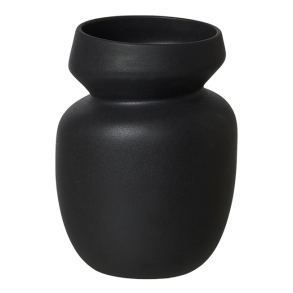 ANIA vase, sand finish, Black