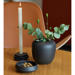 Ania keramik bakke sand finish, Black