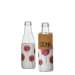 Glass Bottle B1 with flowers