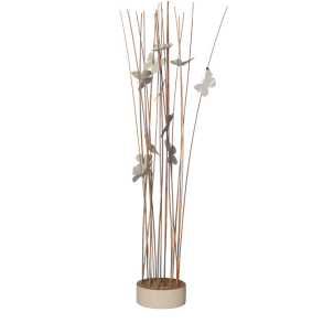 Butterfly decoration, Off White/Off White