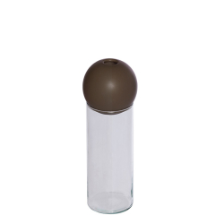 Set with Blossom Vase and Blossom Ball, Taupe