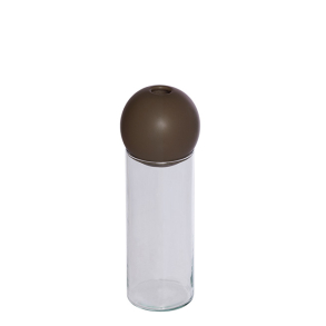 Set with Blossom Vase and Blossom Ball, Taupe