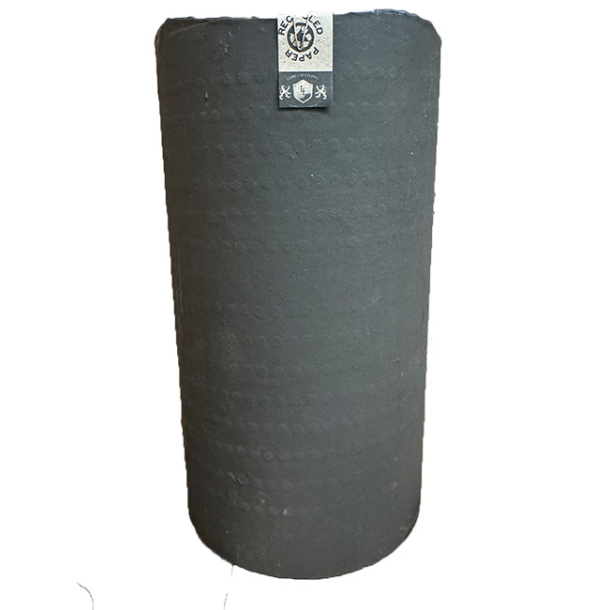 Cylinder Vase With Dots, Dark Brown