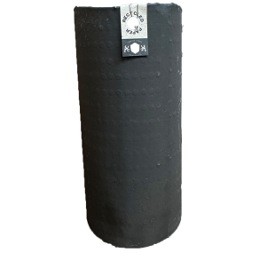 Cylinder Vase With Dots, Dark Brown