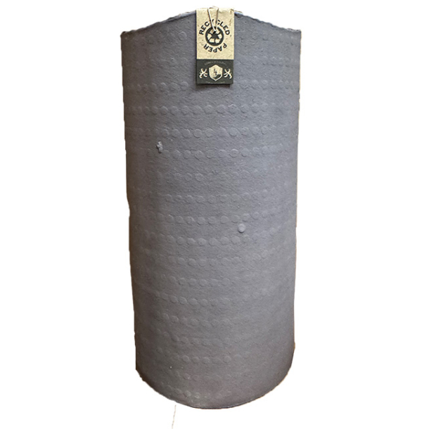 Cylinder Vase With Dots, Purple