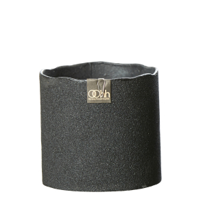 Cylinder pot, Black, 11xH11 cm