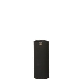 Torn Edge cylinder vase, Black