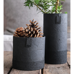 WOODz Edge pot, Black