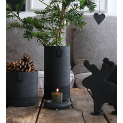 WOODz Edge vase, Taupe