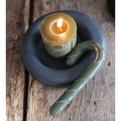 s/4 OOhh candy canes, glossy Hunting Green