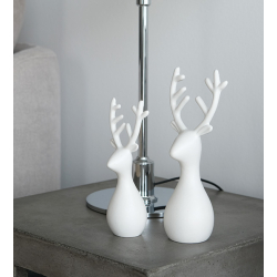 s/2 OOhh Deer sandy finish, White 