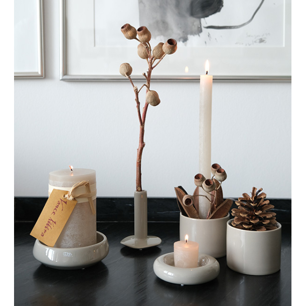 OOhh Mug &amp; Pot, Glossy Taupe