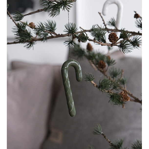 s/4 OOhh candy canes, glossy Hunting Green