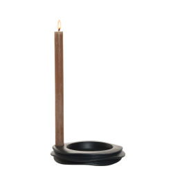 Lily candle holder/deco tray, White