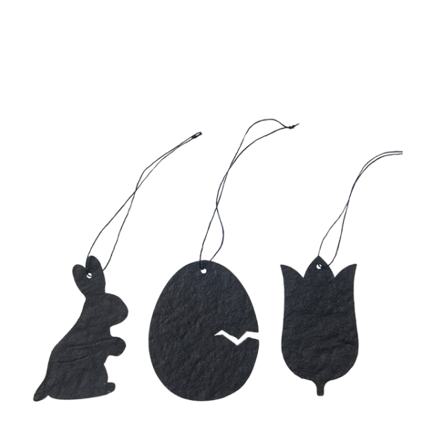 Kuvert m/12 pulp pskeornamenter, Black