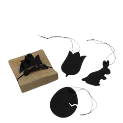 Kuvert m/12 pulp pskeornamenter, Black