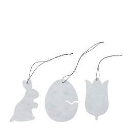 Kuvert m/12 pulp pskeornamenter, White