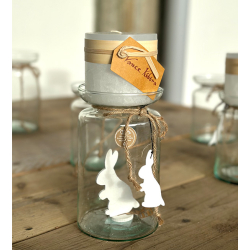 Valencia Duo, vase &amp; lysestage, Transperant