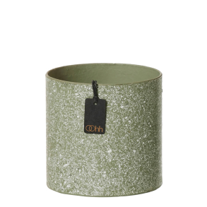 Granite hndmalet potte, Green