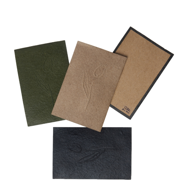 Lyknskningskort Blomst design - refill