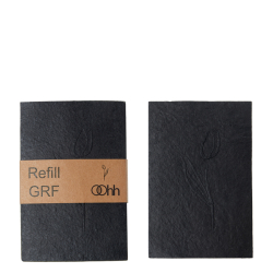 Lyknskningskort Blomst design - refill