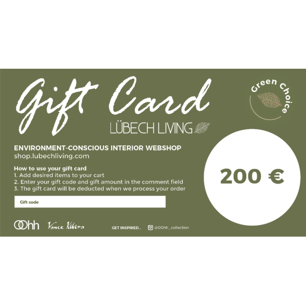 Gift card 200 &#128;