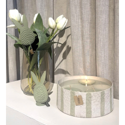 Hampton tray. Sage/Off White