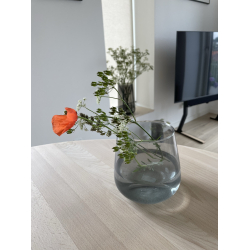 Valencia drop vase, Champagne