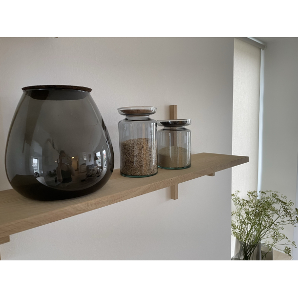 Valencia drop vase, Black