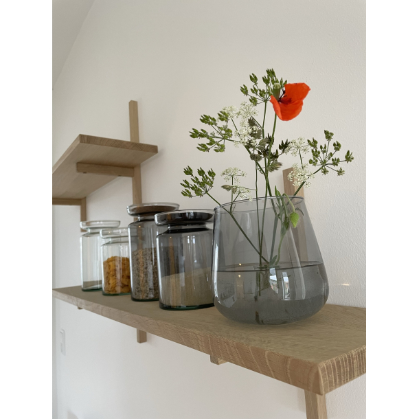 Valencia drop vase, Champagne