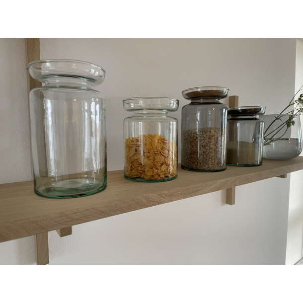 Valencia Duo, vase &amp; lysestage, Clear