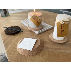 Kork lg / bakke, natural