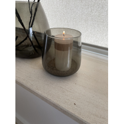 Valencia drop vase, Champagne