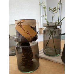 Valencia Duo, vase &amp; lysestage, Clear