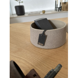 Dunes vase m/sand finish, Light Brown