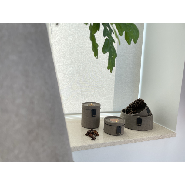 Dune tealight holder, Light Brown