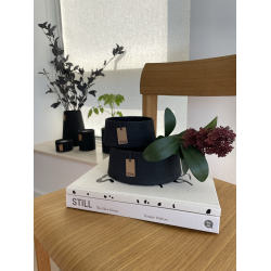 Dunes vase m/sand finish, Fudge