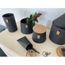 Tuscany conical zero waste potte, White