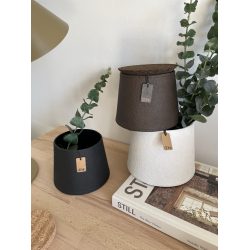 Tuscany conical zero waste potte, White