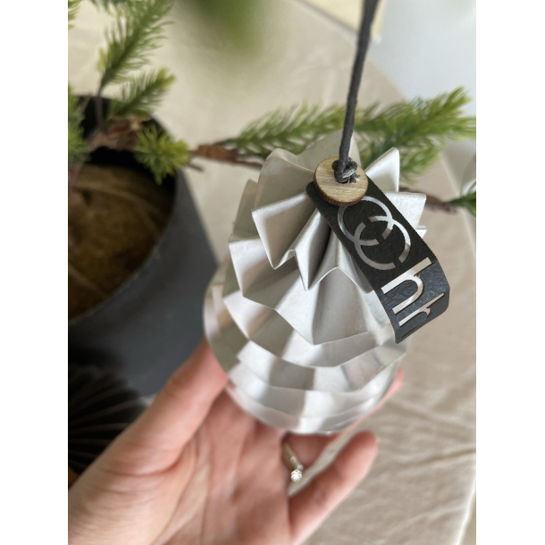 Paper Pine Cone, Natural