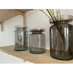 Valencia Duo, vase &amp; lysestage, Mauve Taupe