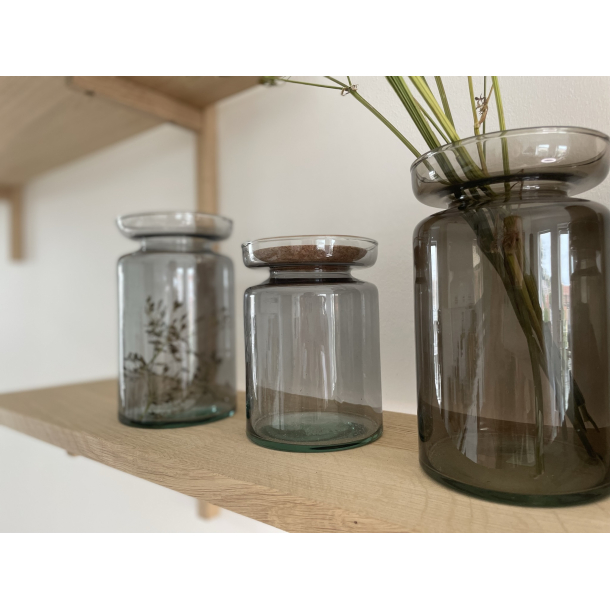 Valencia Duo, vase &amp; lysestage, Mauve Taupe