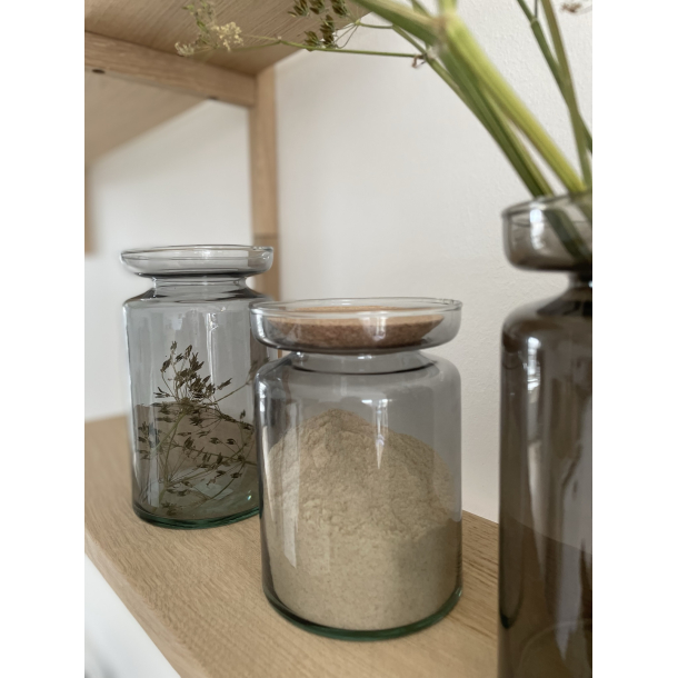 Valencia Duo, vase &amp; lysestage, Mauve Taupe