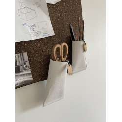 Tuscany conical zero waste potte, White