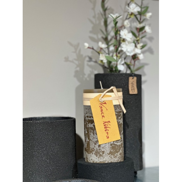 Timber� Pillar Candle, Khaki