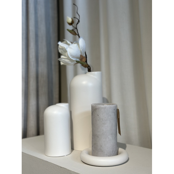  Ania candle holder/tray, White Sandy