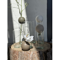  Set w/ Blossom Vase and Blossom Ball, Taupe