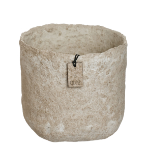Clay Squared pot, Sand